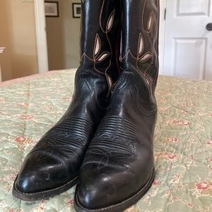 Ralph Lauren Western Wear collection boots black